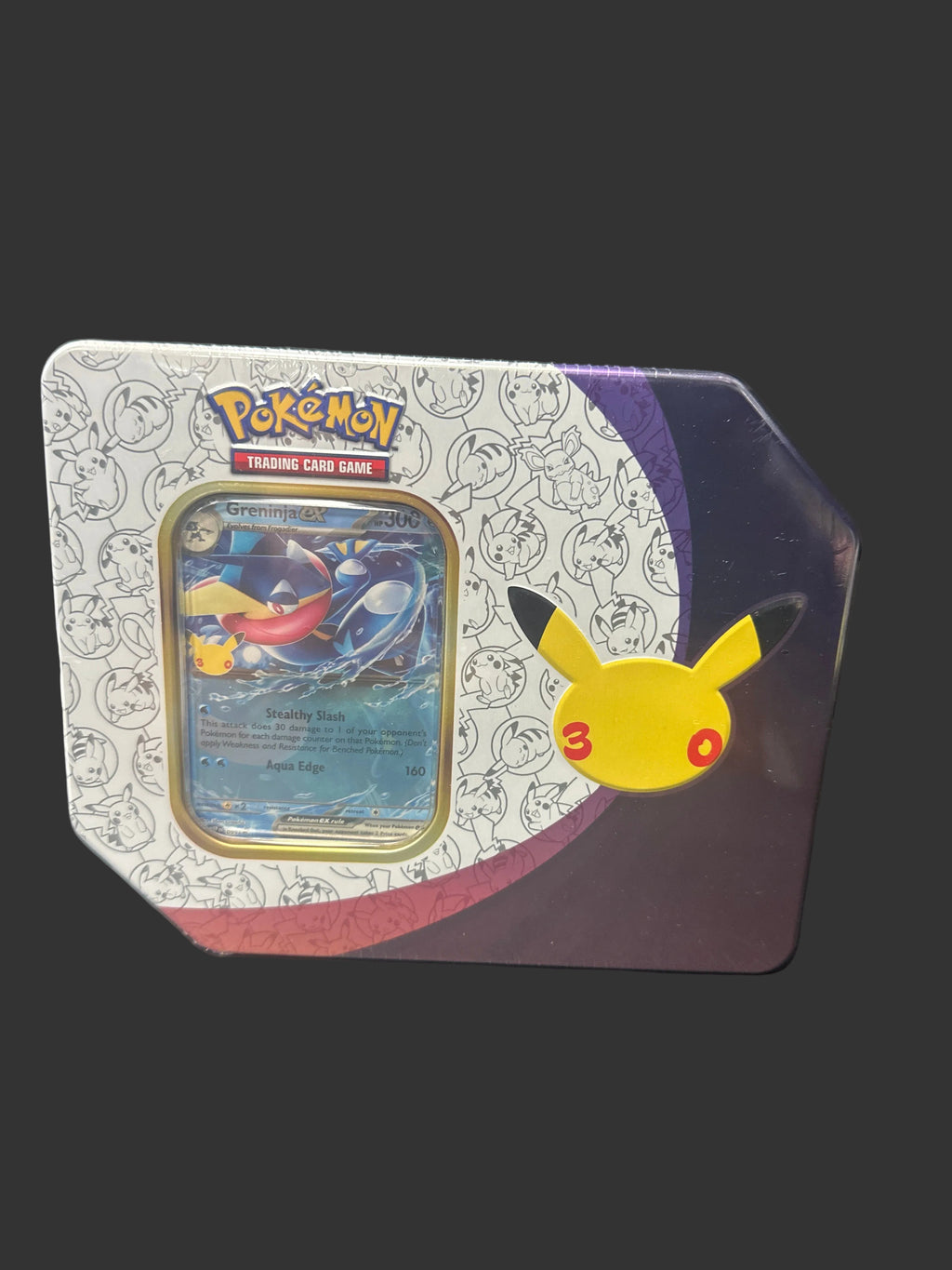 30th Celebration Greninja and sylveon promo Tin