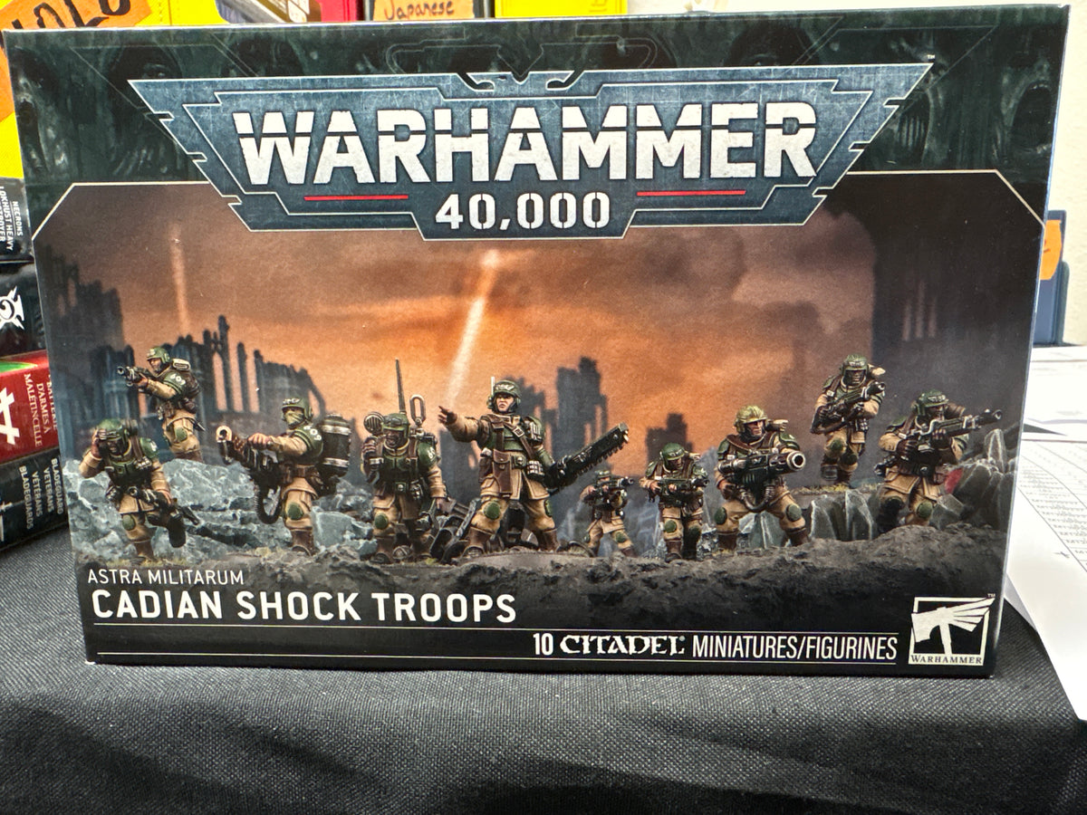 Warhammer 40,000 Astra Militarum Cadian Shock Troops 10 citadel