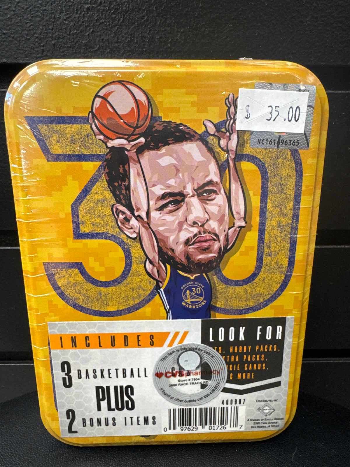 Stephen Curry Basketball Tin