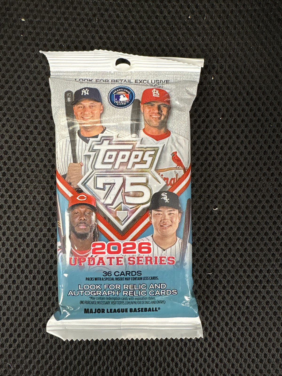 Topps 75 baseball 2026 updated series hanger pack