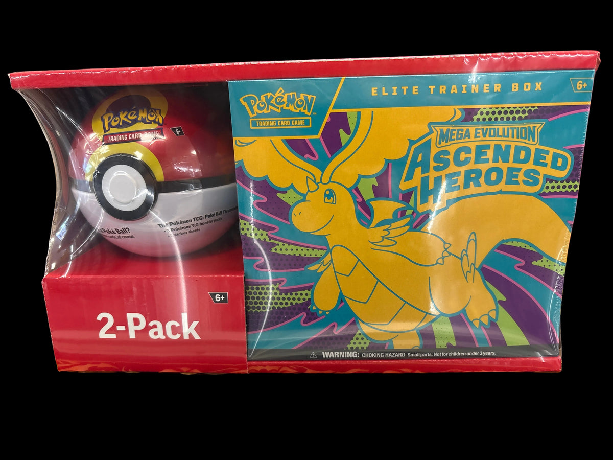 Ascended Heroes ETB with Pokemon ball