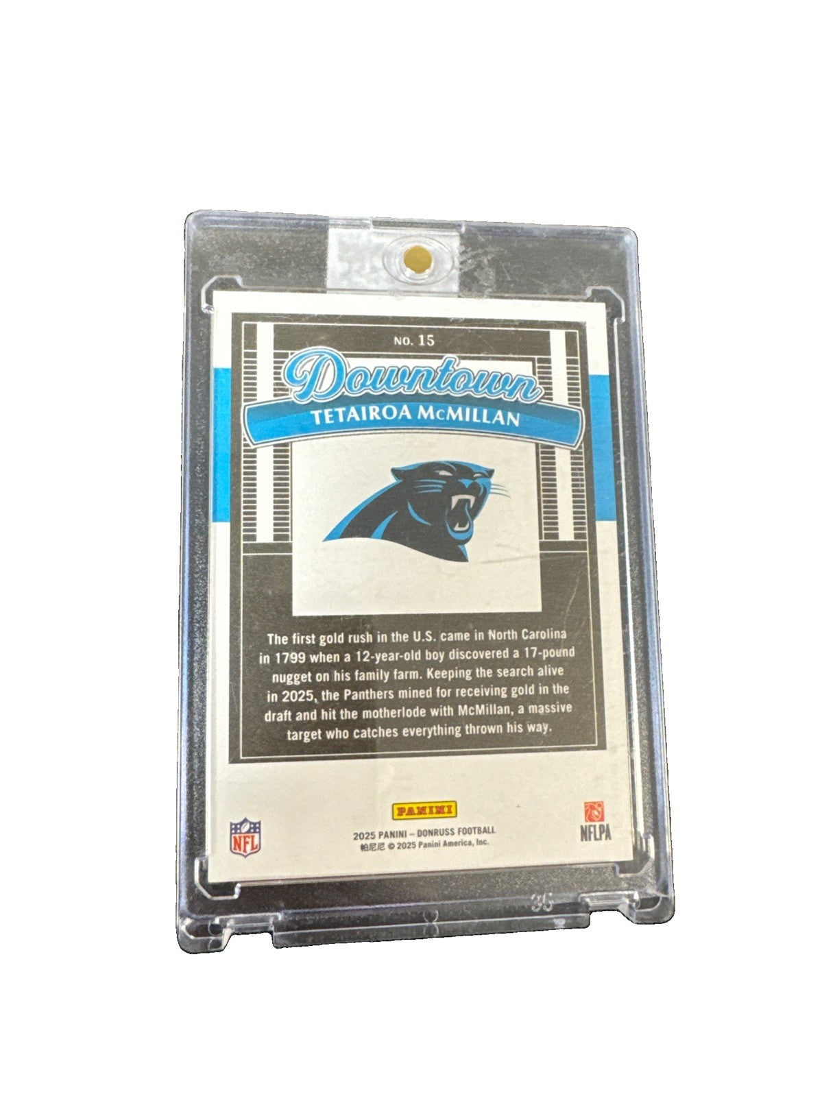 2025 Panini Donruss Optic - Downtown Tetairoa McMillan #15 (RC)