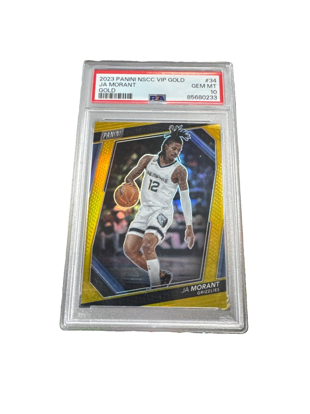 2023 Panini NSCC VIP Gold Ja Morant /10 PSA 10
