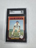 1975 Topps - Robin Yount #223 (RC) SGC 7