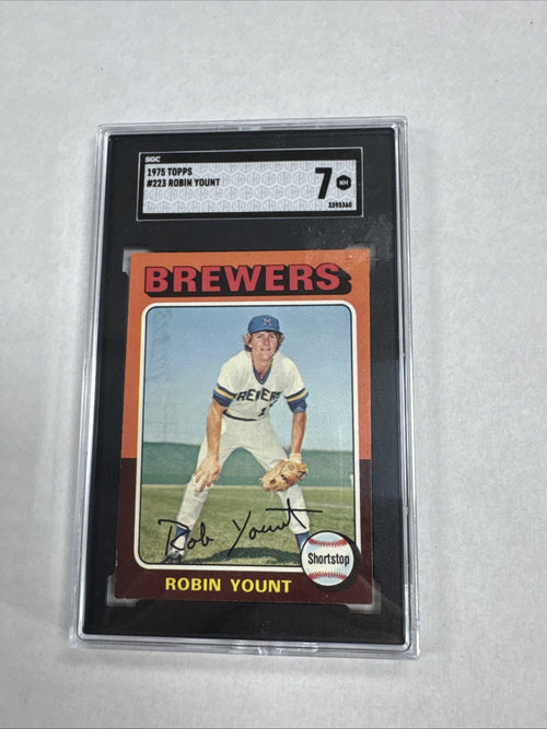 1975 Topps - Robin Yount #223 (RC) SGC 7