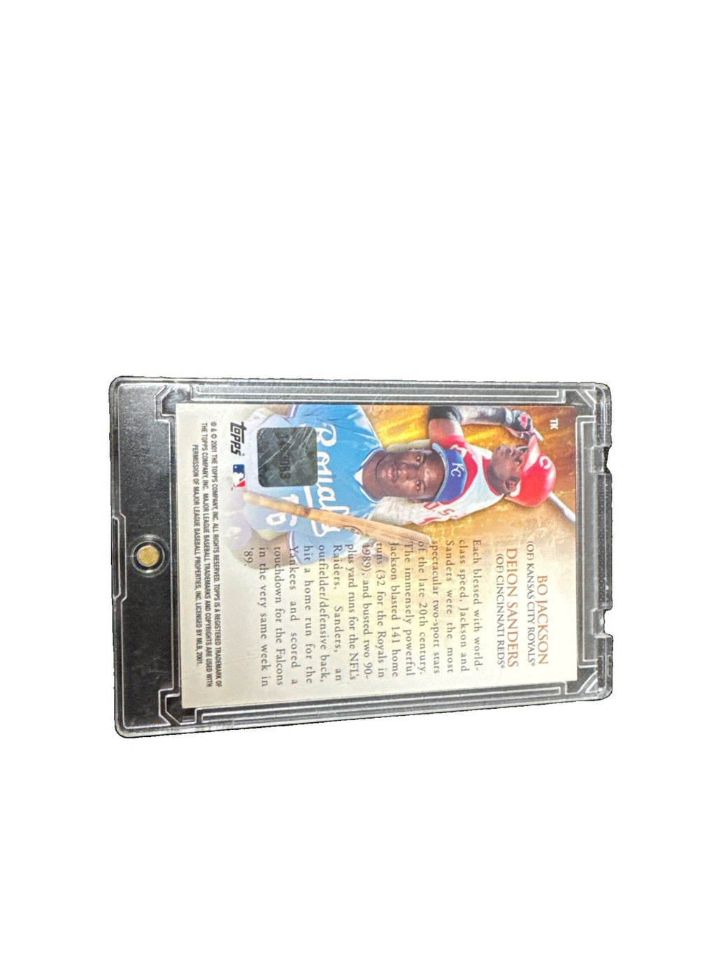 2001 Two Of A Kind Bo Jackson & Deion Sanders  Game Used Bats