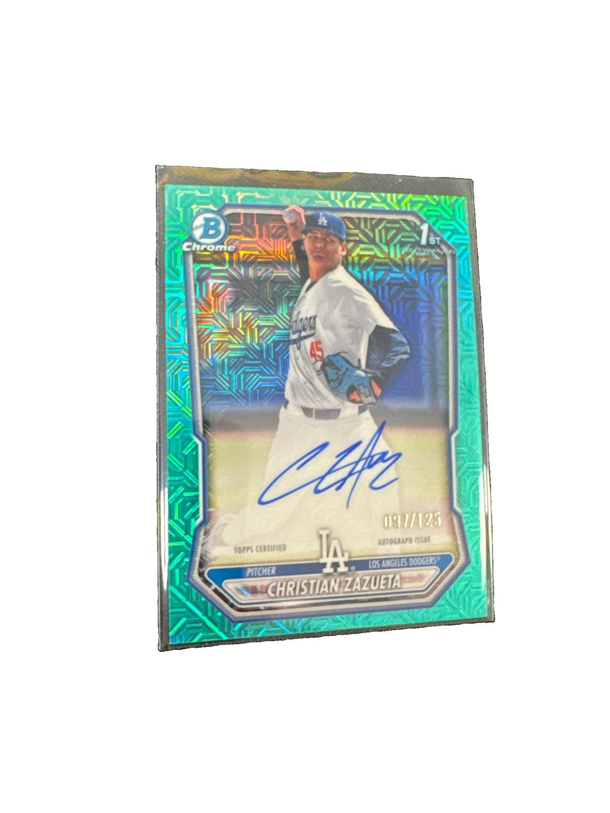 2026 Bowman Chrome Christian Zazueta /125 Auto CPA-CZ