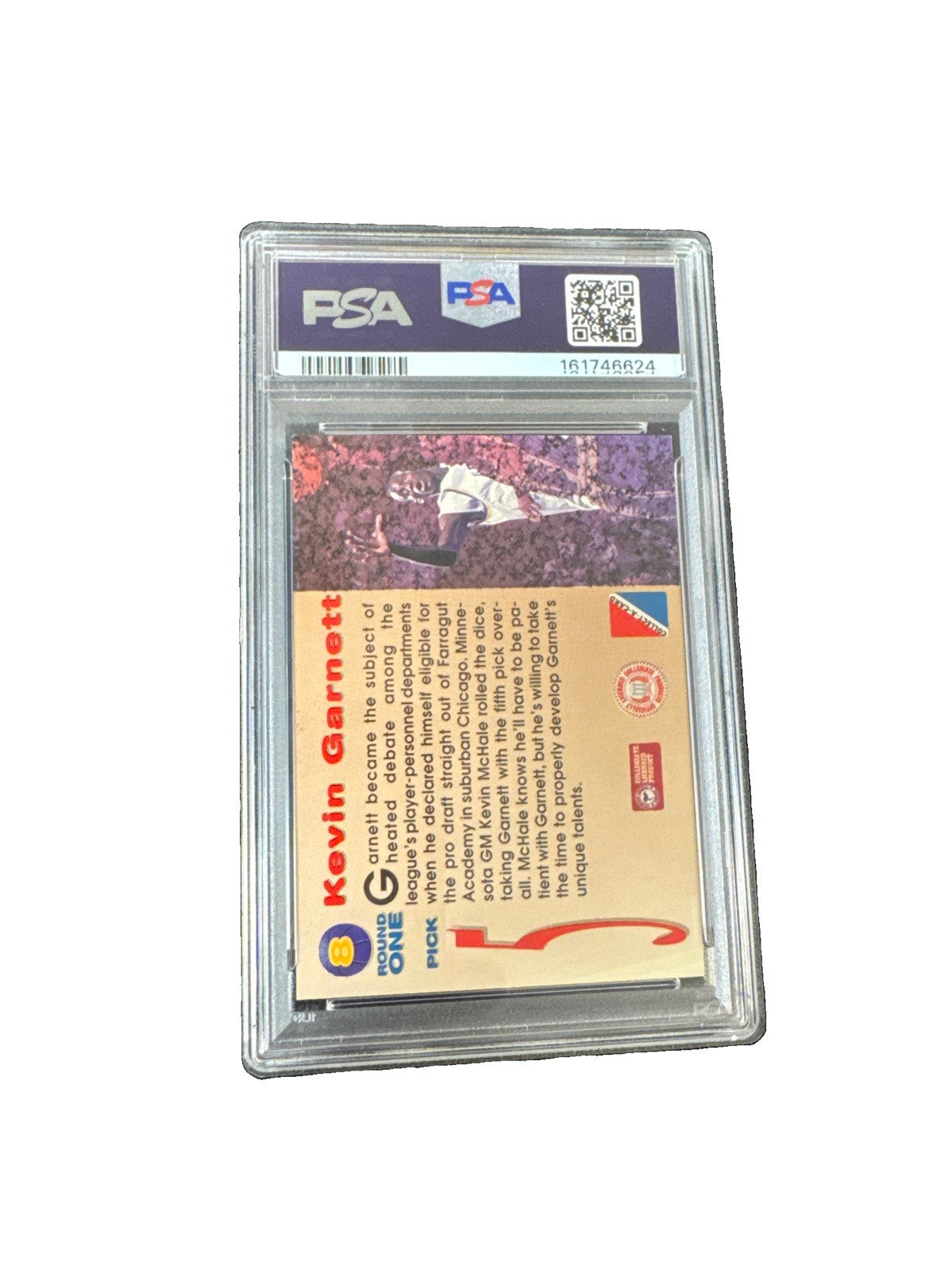 1995 Collect-A-Card Pro Draft - Kevin Garnett #8 (RC) PSA 5