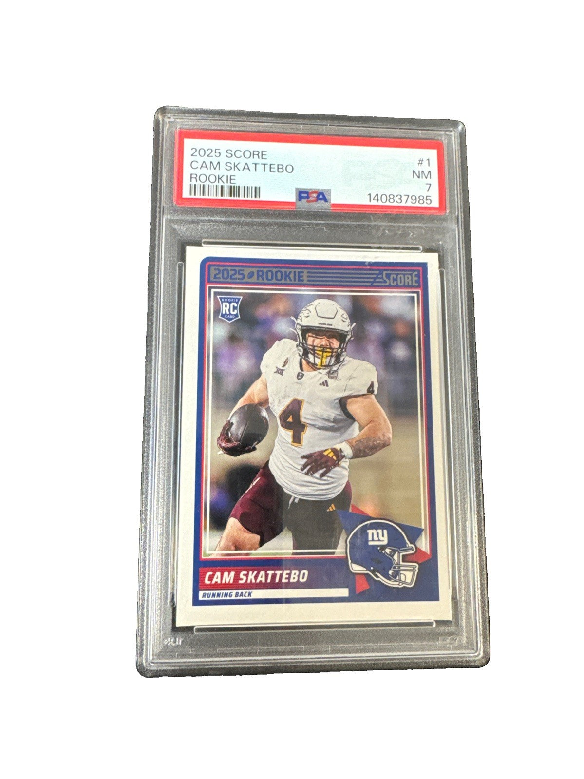 2025 Score Cam Skattebo (RC) PSA 10