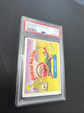 1986 Garbage Pail Kids Dry Guy Stickers PSA 4