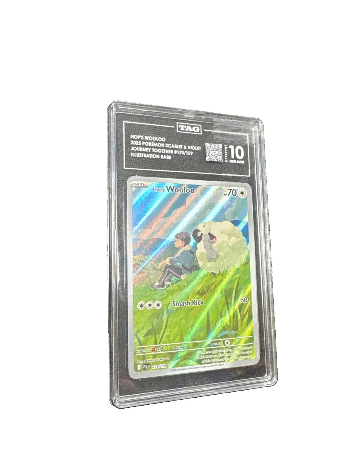 Hop's Wooloo 170/159 Sv09: Journey Together Holo TAG 10