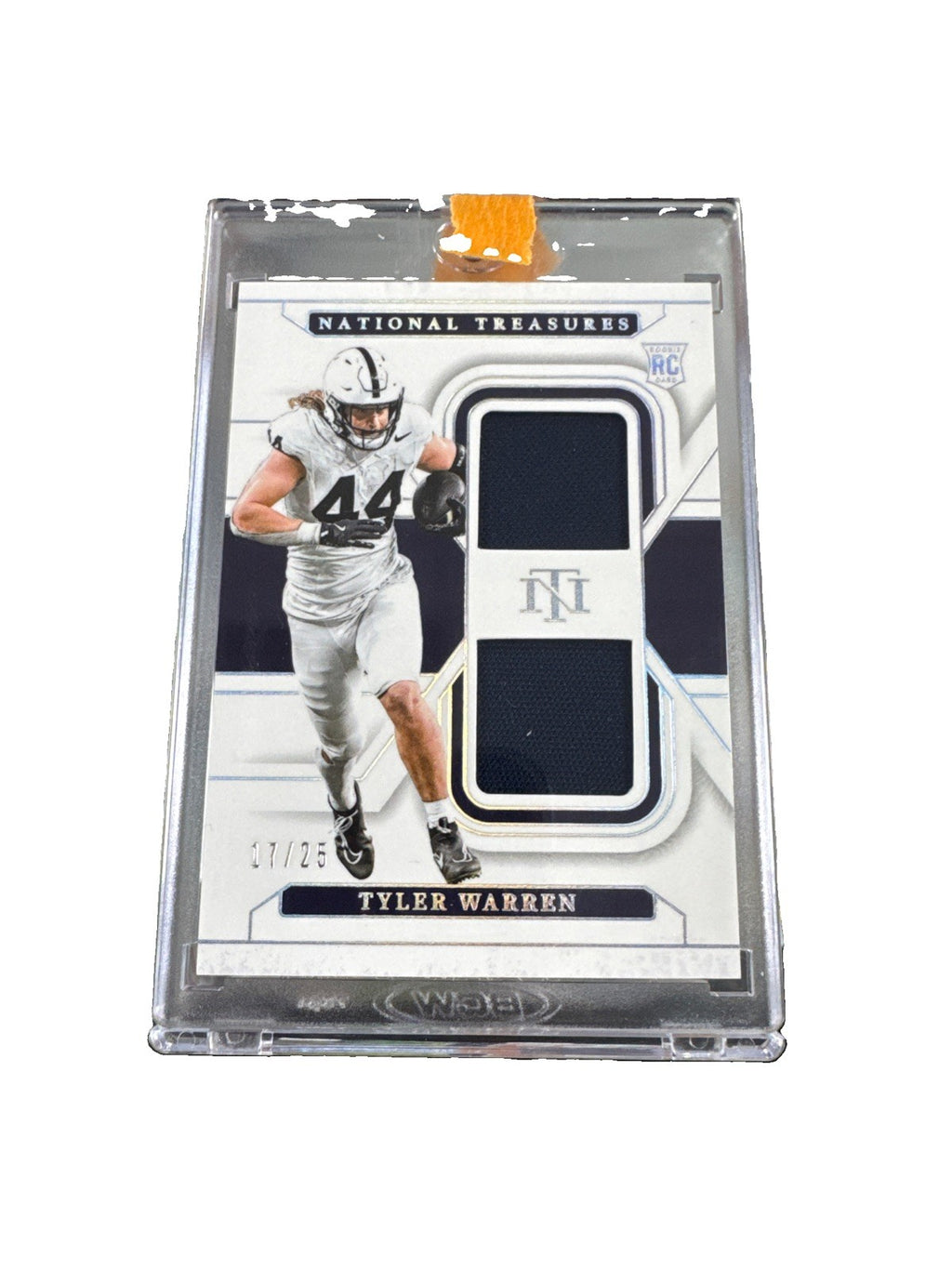 2025 National Treasures Tyler Warren /25  Patch (RC)