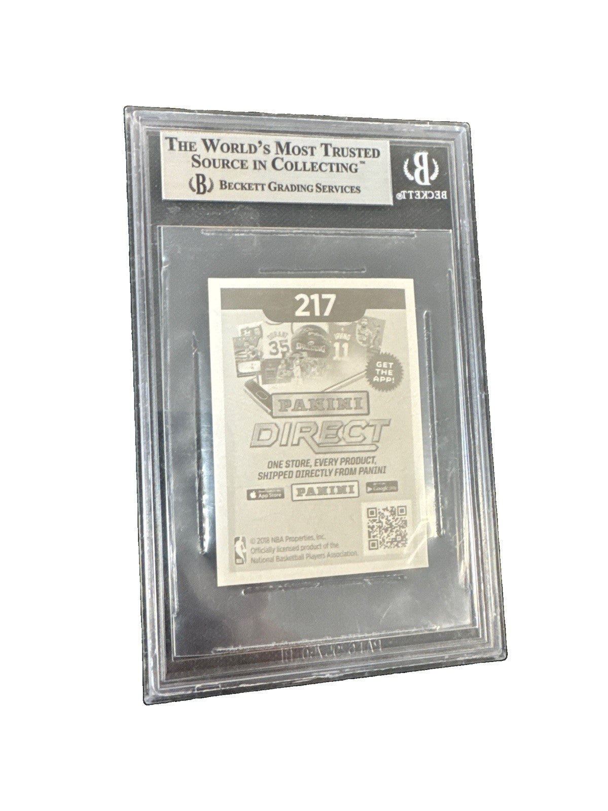 2018-19 Panini Stickers #217 Luka Doncic (RC) BGS 9