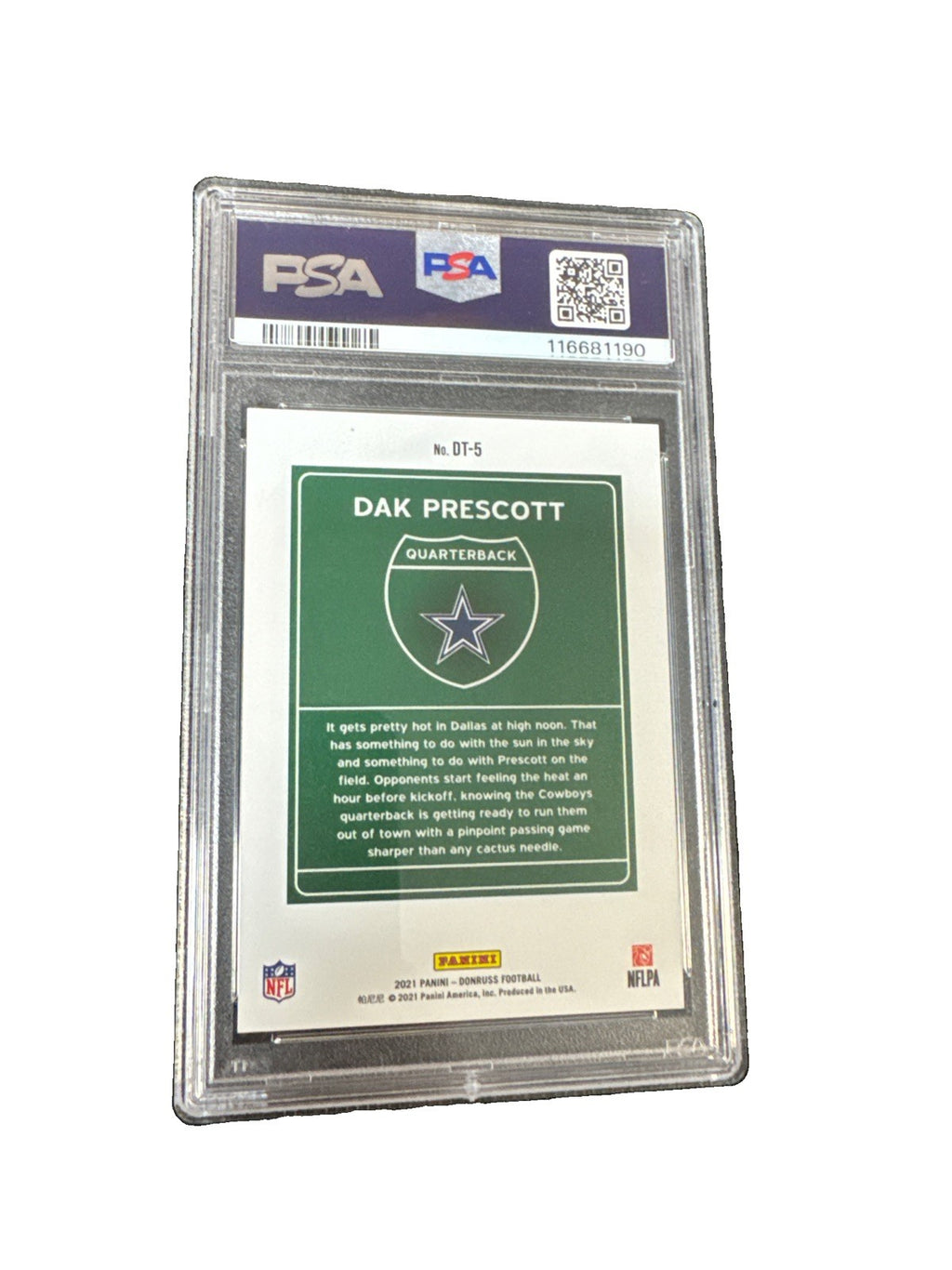 2021 Panini Donruss - Downtown! Dak Prescott #DT-5