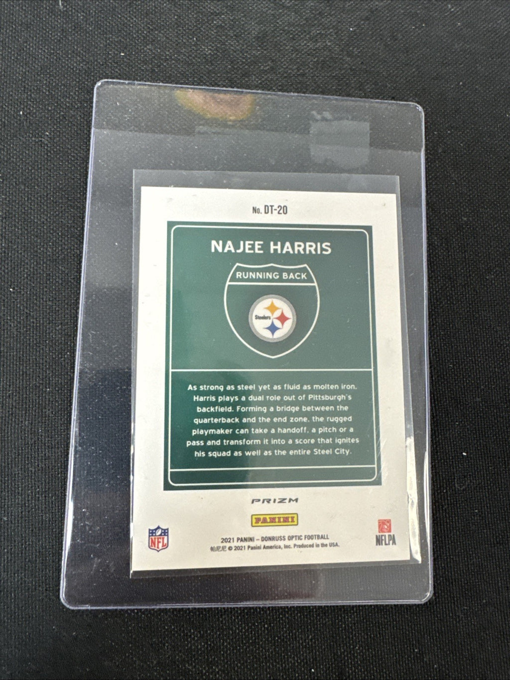 2021 Panini Donruss Optic - Downtown Najee Harris #DT-20 (RC)