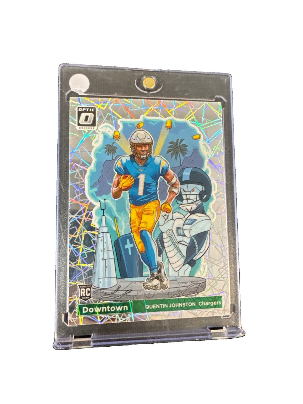 2023 Donruss Optic #D-16 Quentin Johnston Downtown Rookie