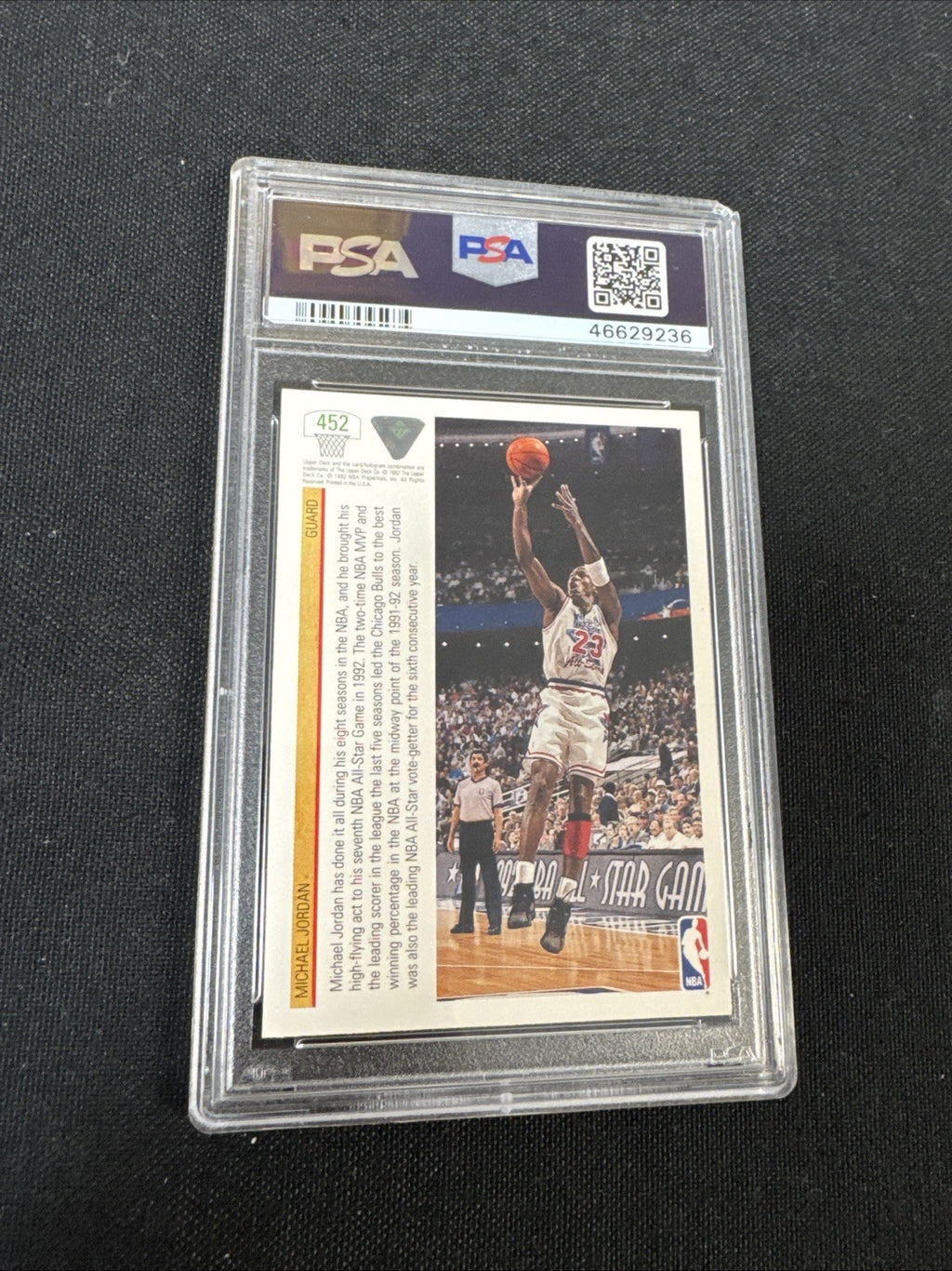 1991-92 Upper Deck - All-Star Michael Jordan #452 PSA 9