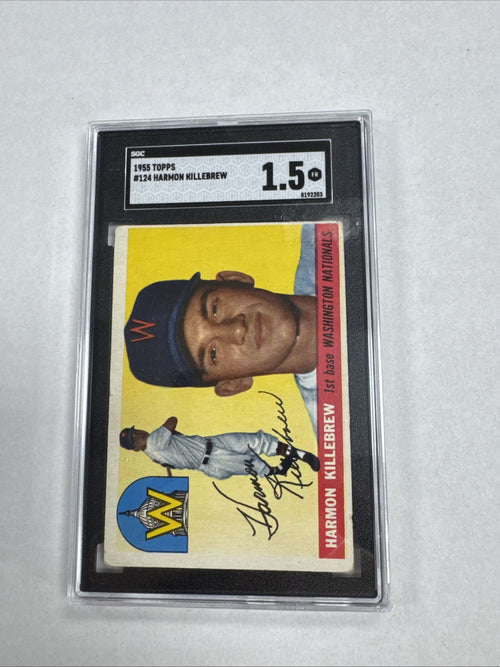 1955 Topps - Harmon Killebrew #124 (RC) SGC 1.5