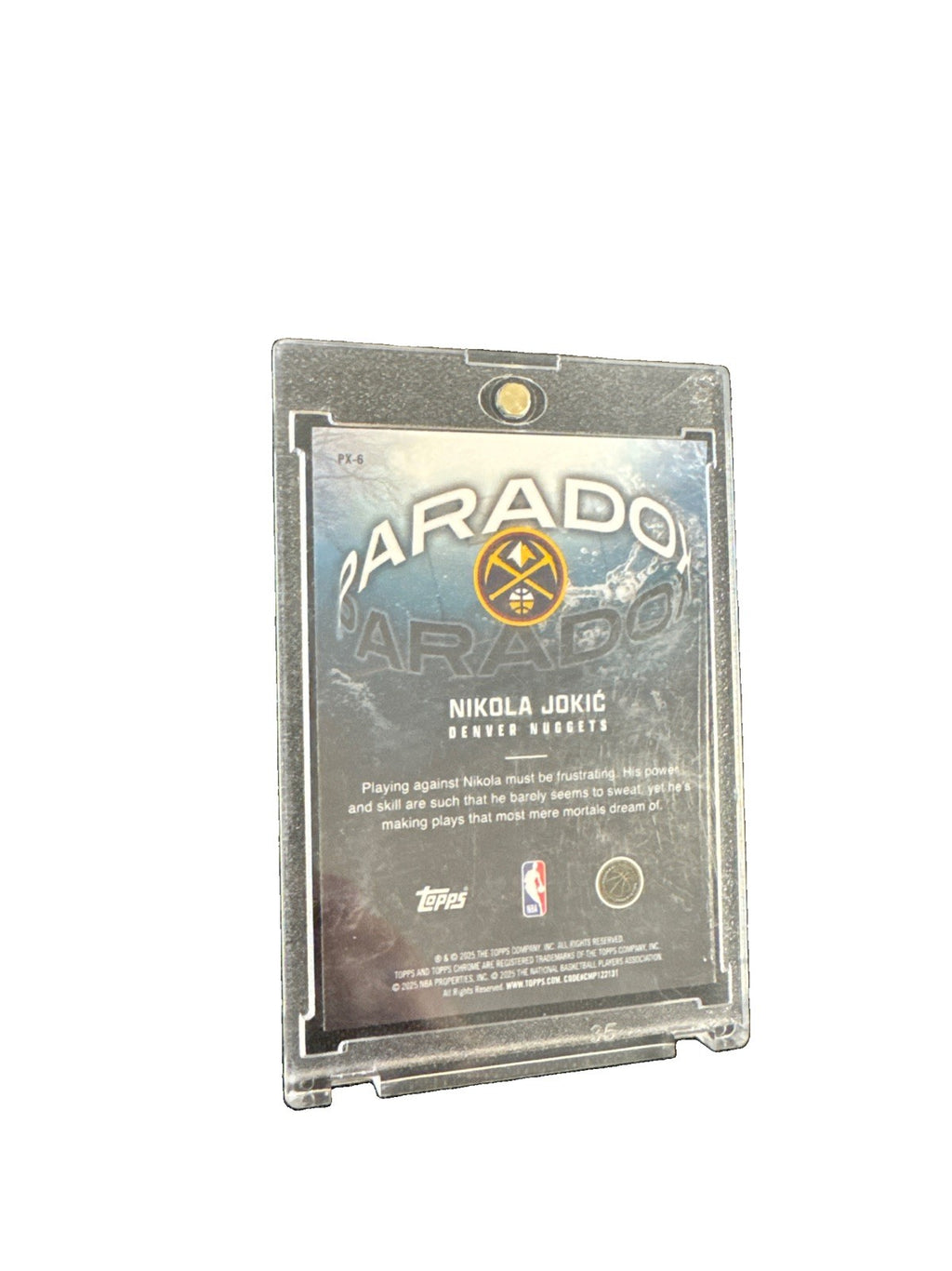 2025-26 Topps Chrome - Paradox Nikola Jokić #PX-6