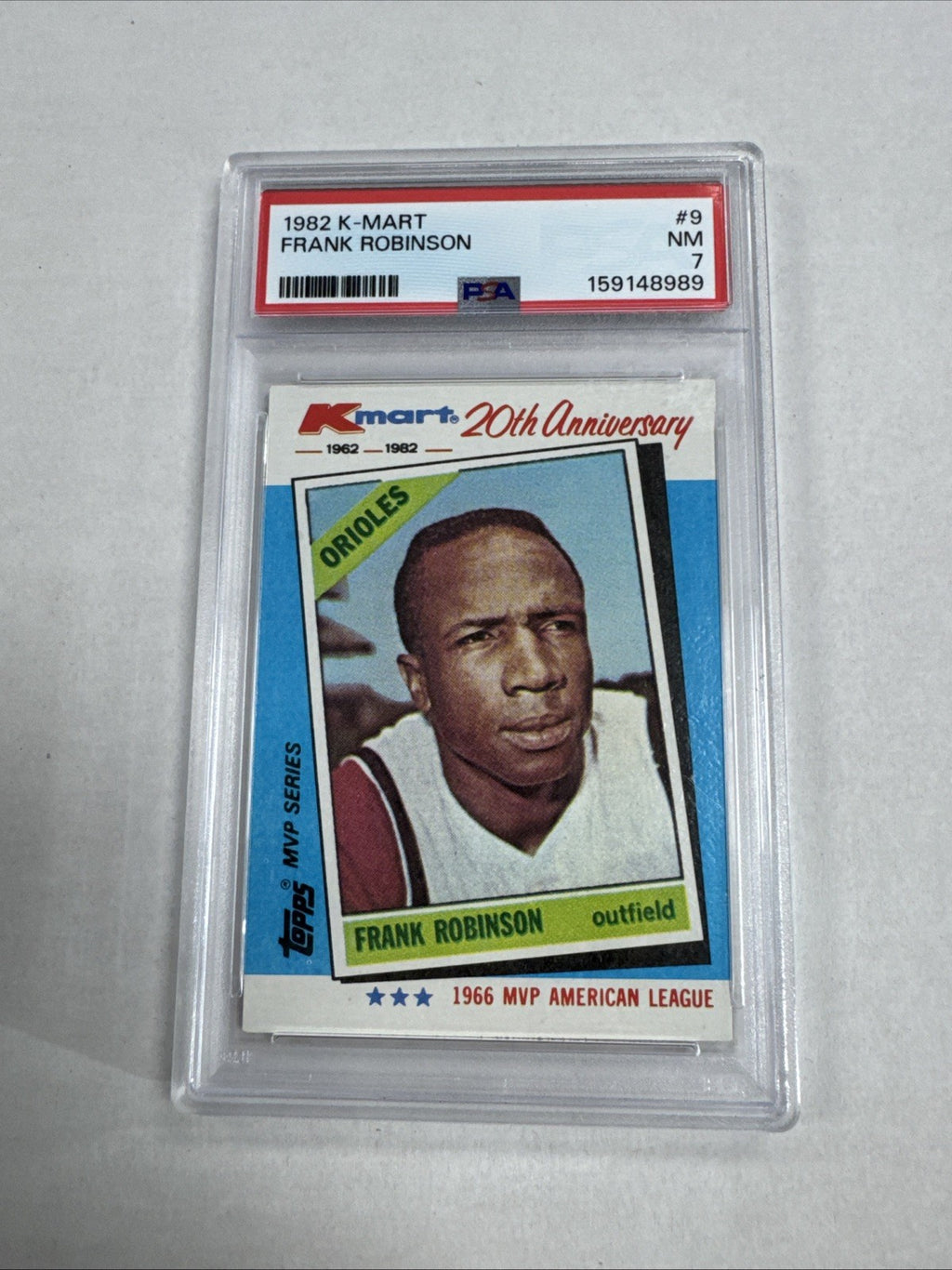 1982 Topps Kmart MVP Series - Frank Robinson #9 PSA 7