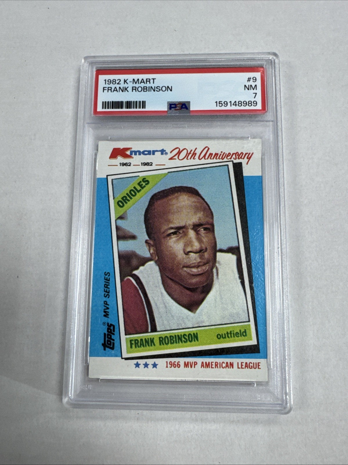 1982 Topps Kmart MVP Series - Frank Robinson #9 PSA 7