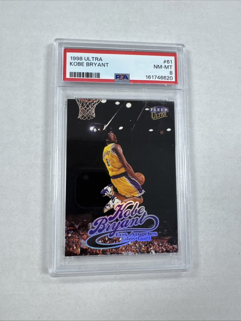 1998-99 Fleer Ultra - Kobe Bryant #61 PSA 8