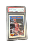 1991-92 NBA Hoops - Slam Dunk Champion Michael Jordan #IV PSA 9
