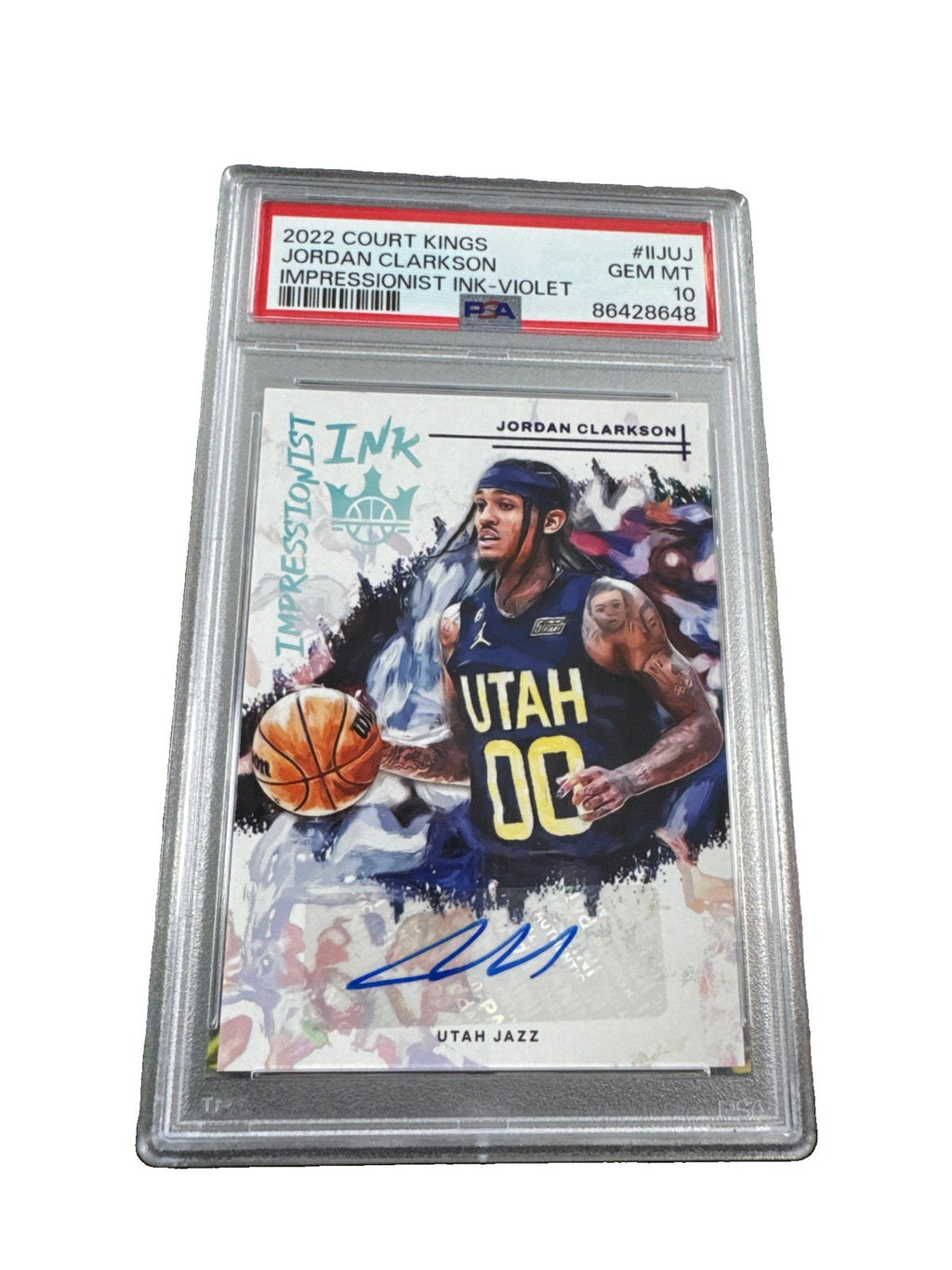2022-23 Panini Court Kings - Impressionist Ink Jordan Clarkson Violet  /35