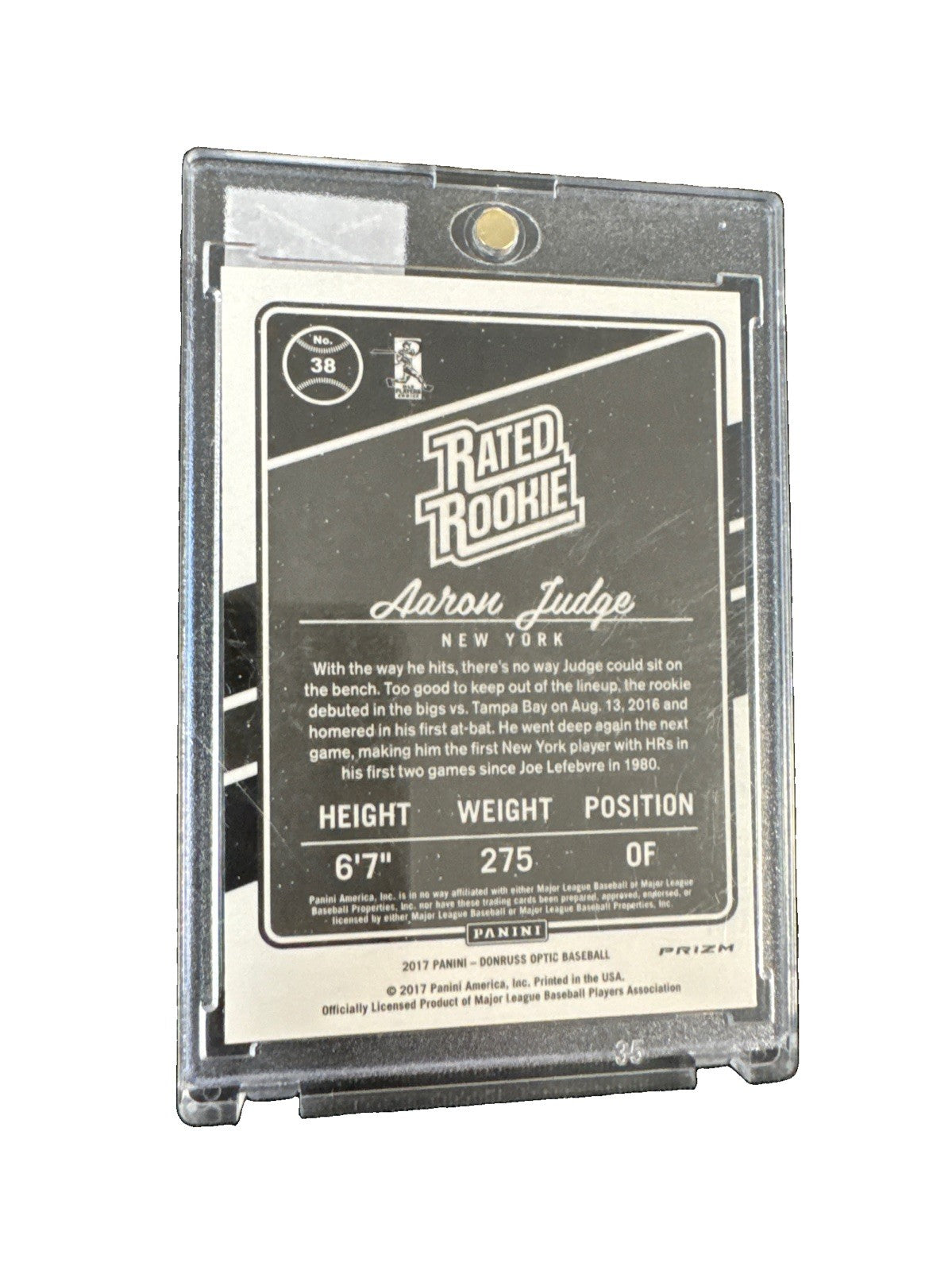 Donruss Optic Rated Rookie Aaron Judge (RC) #38