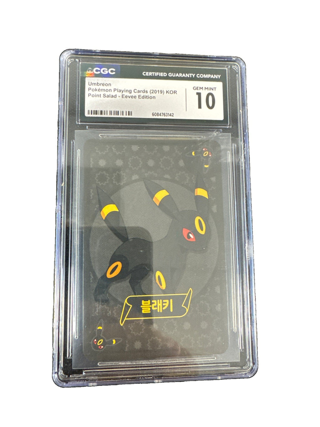 CGC 10 Umbreon : Point Salad Eevee Edition - Pokemon Playing Cards 2019 KOR