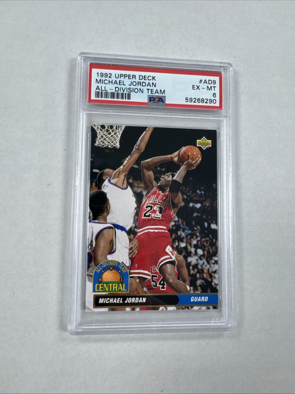 1992-93 Upper Deck - All-Division Team Michael Jordan #AD9 PSA 6