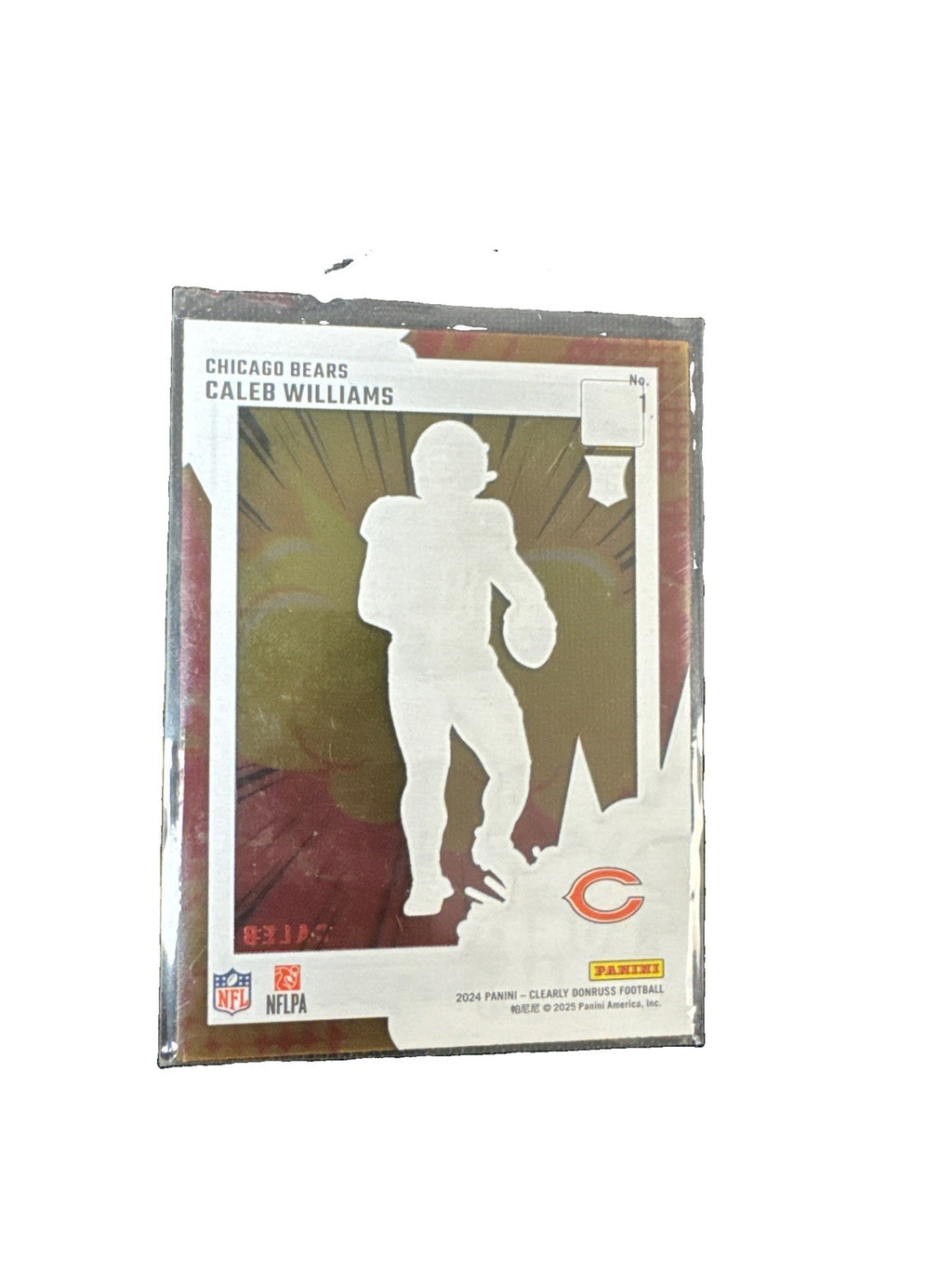 2024 Panini Clearly Donruss - Clearly Bomb Squad Caleb Williams #1 (RC)
