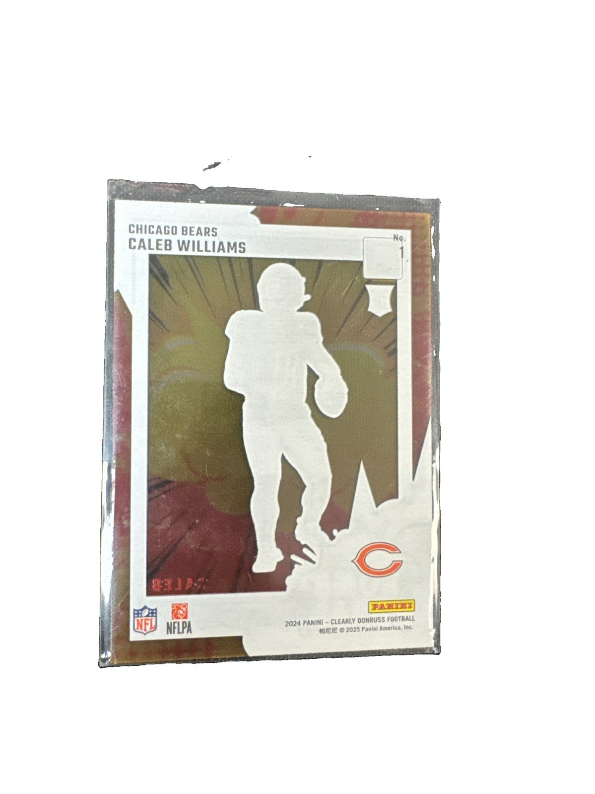 2024 Panini Clearly Donruss - Clearly Bomb Squad Caleb Williams #1 (RC)