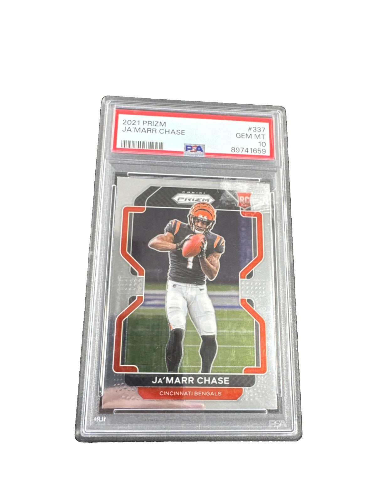 2021 Panini Prizm - Rookie Ja'Marr Chase #337 (RC) PSA 10