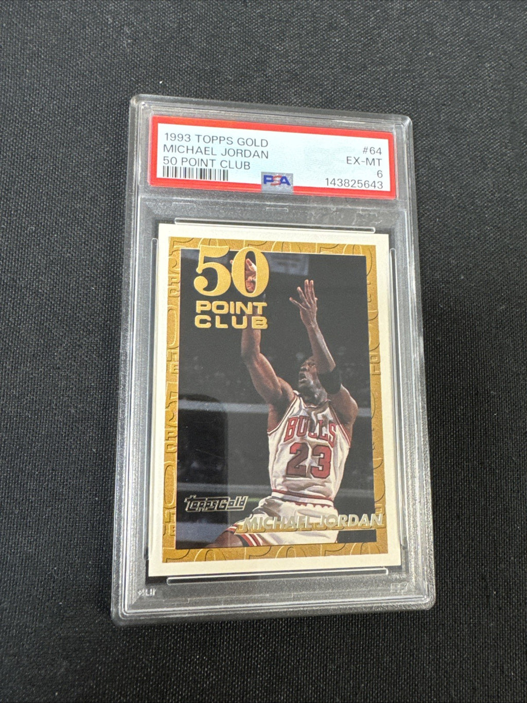 1993-94 Topps - Michael Jordan #64 Gold PSA 6