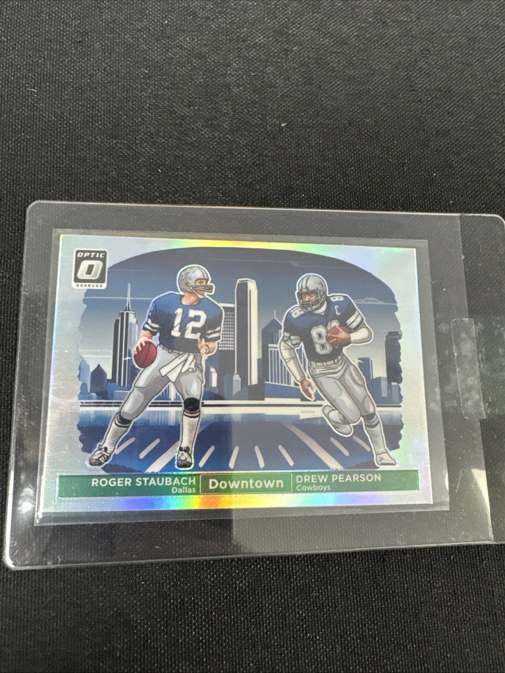 2024 Panini Donruss Optic - Downtown Duos Roger Staubach, Drew Pearson #12