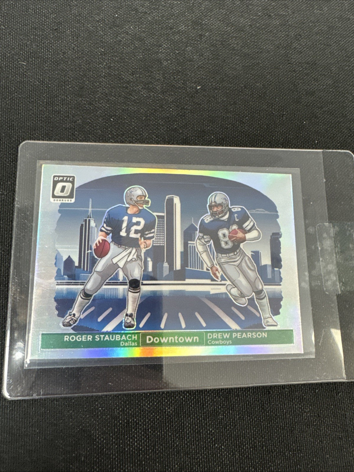 2024 Panini Donruss Optic - Downtown Duos Roger Staubach, Drew Pearson #12