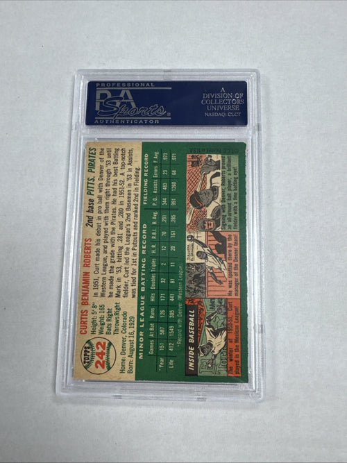 1954 Topps - Curt Roberts #242 (RC) PSA 6