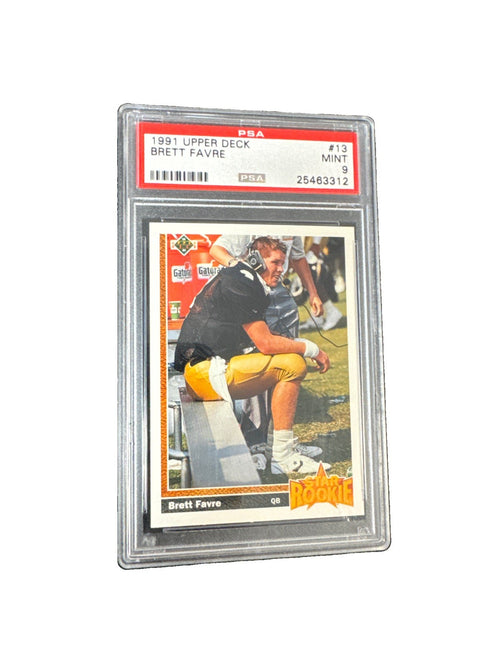 1991 Upper Deck - Star Rookie Brett Favre #13 (RC) PSA 9
