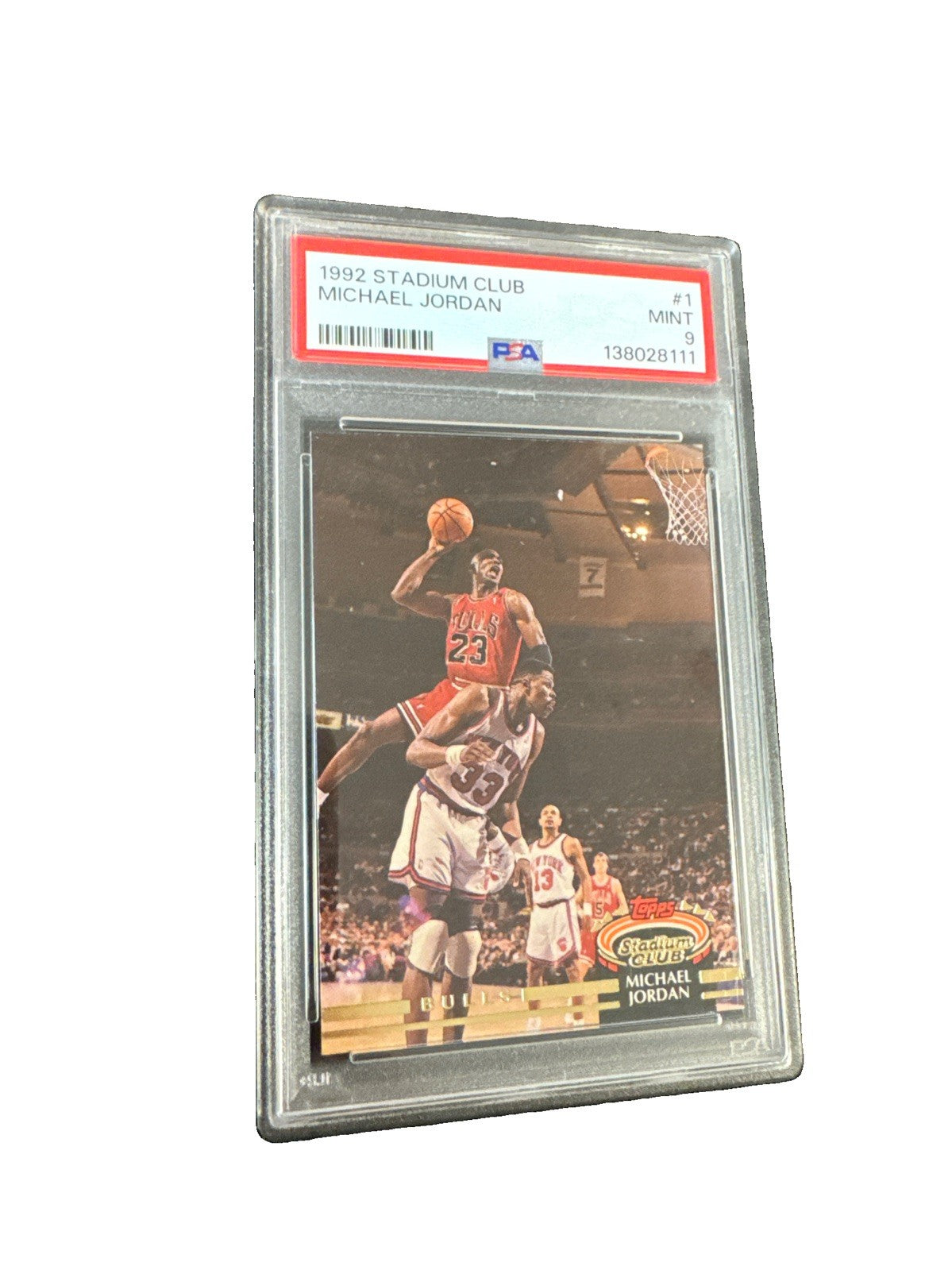 1992-93 Topps Stadium Club - Michael Jordan #1 PSA 9