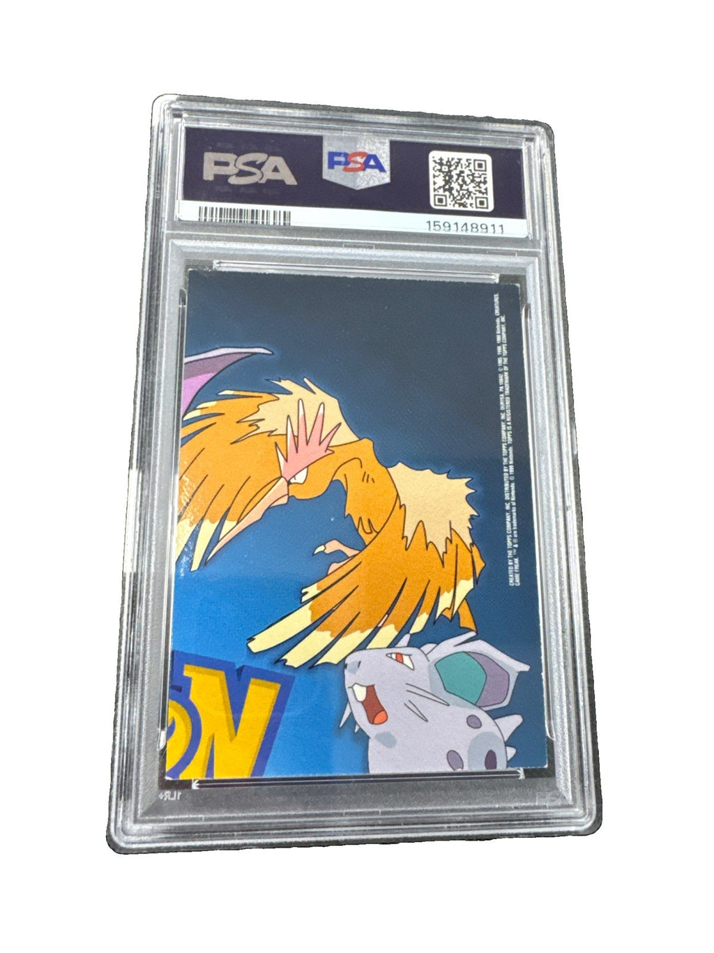 1999 Topps Pokemon Professor Oak Foil PSA 6