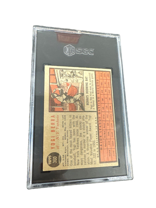 1962 Topps - Yogi Berra #360 SGC 4