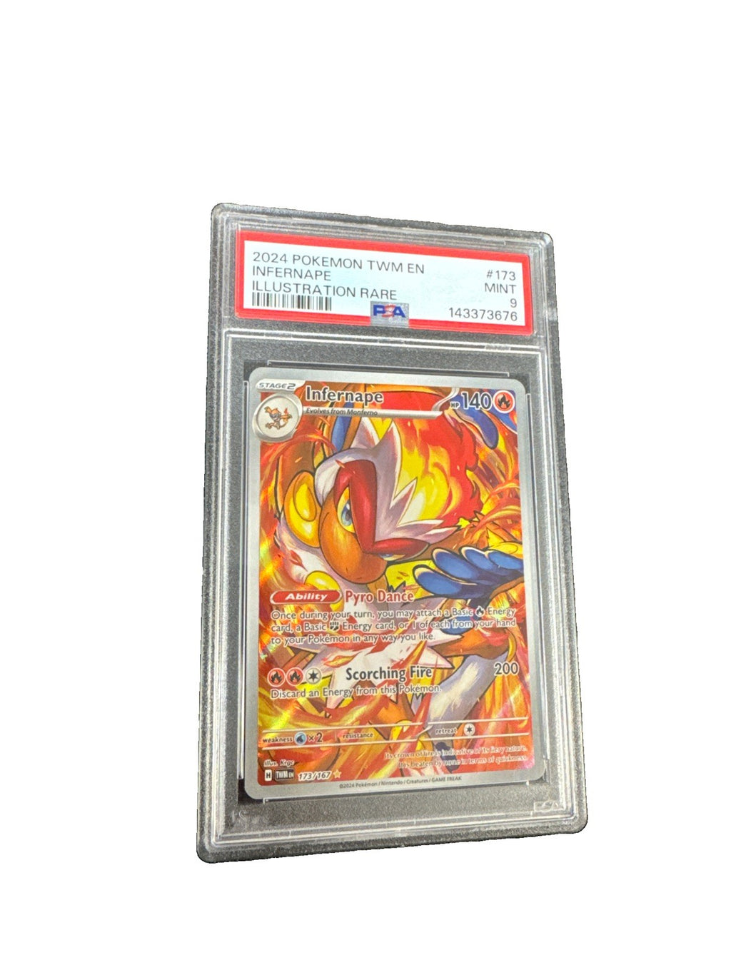 Infernape 173/167 Sv06: Twilight Masquerade Holo PSA 9