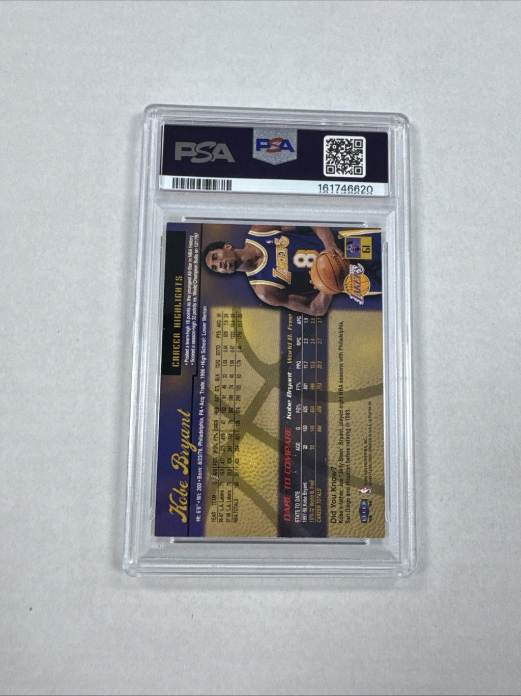 1998-99 Fleer Ultra - Kobe Bryant #61 PSA 8