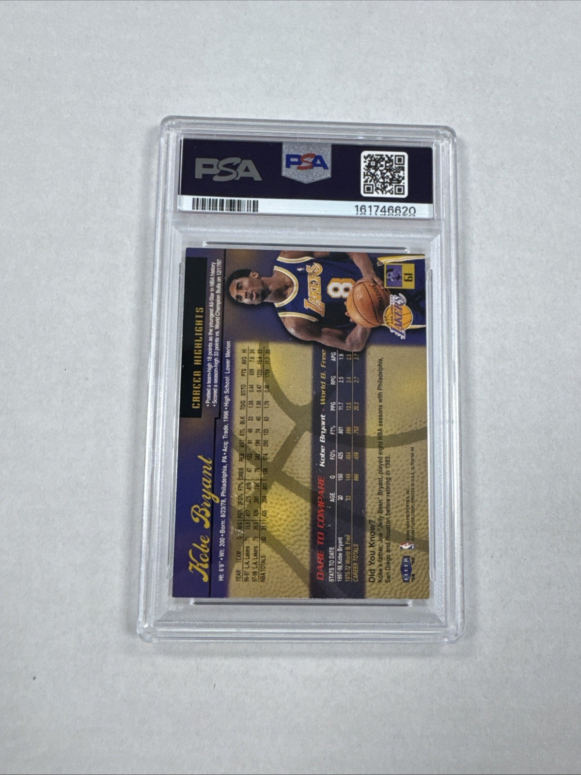 1998-99 Fleer Ultra - Kobe Bryant #61 PSA 8