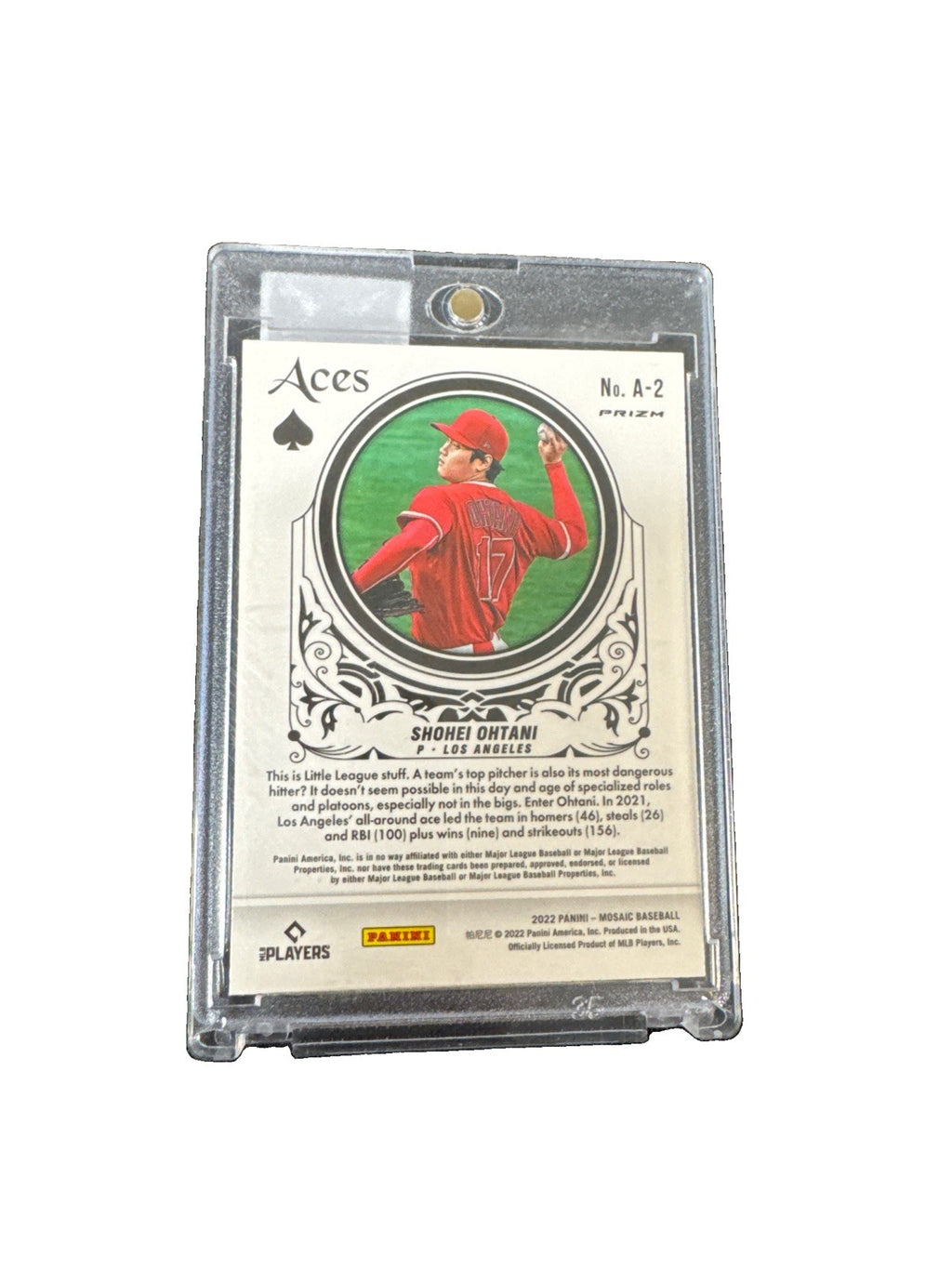 2022 Panini Mosaic - Aces Shohei Ohtani #A-2 Mosaic Prizm