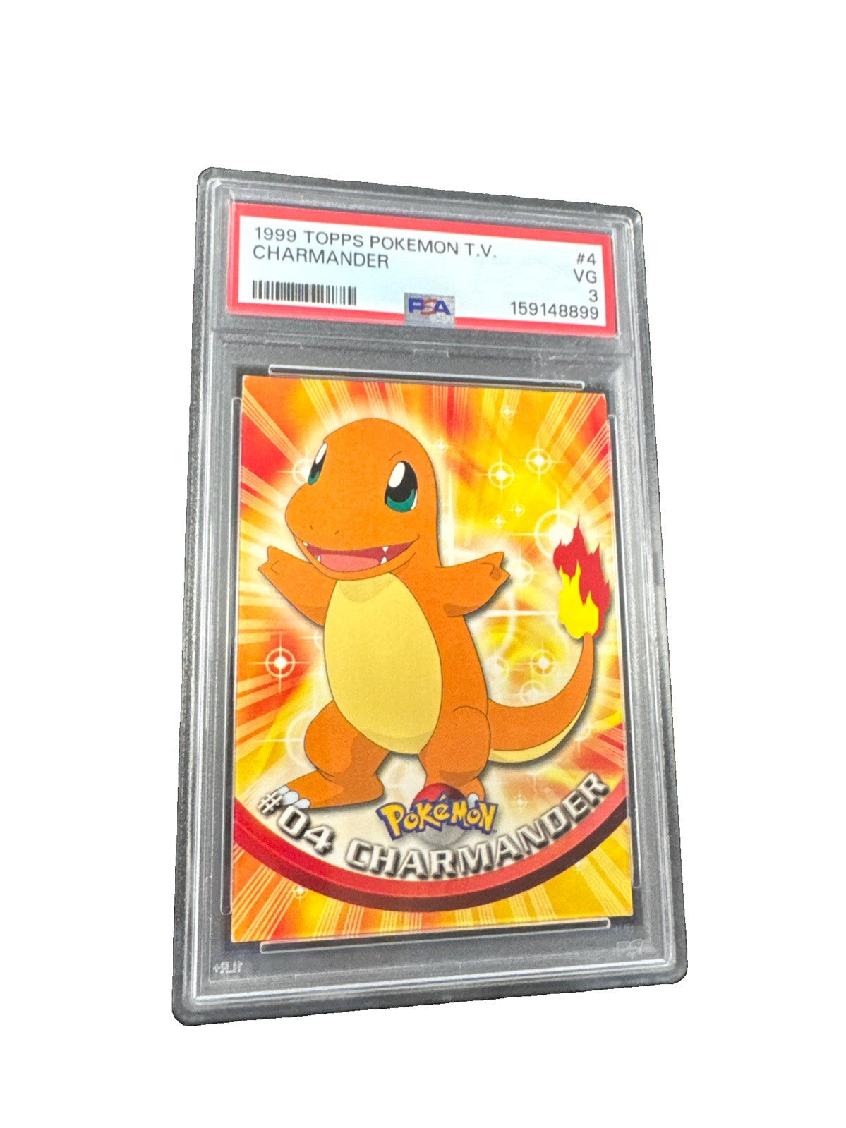 1999 Topps Pokemon T.V. Charmander PSA 3