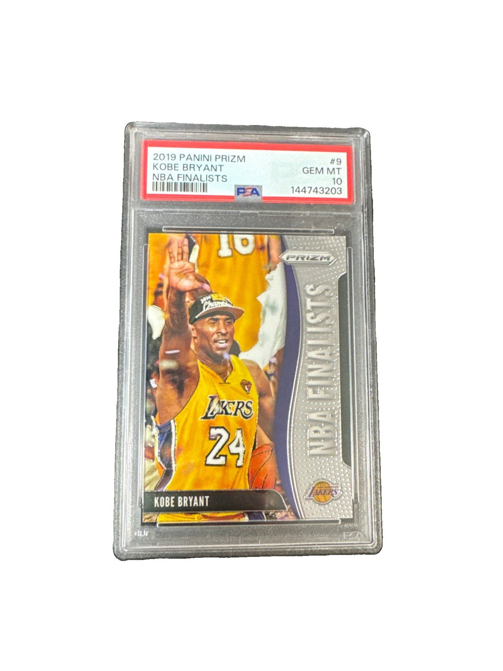 2019-20 Panini Prizm - NBA Finalists Kobe Bryant #9 PSA 10