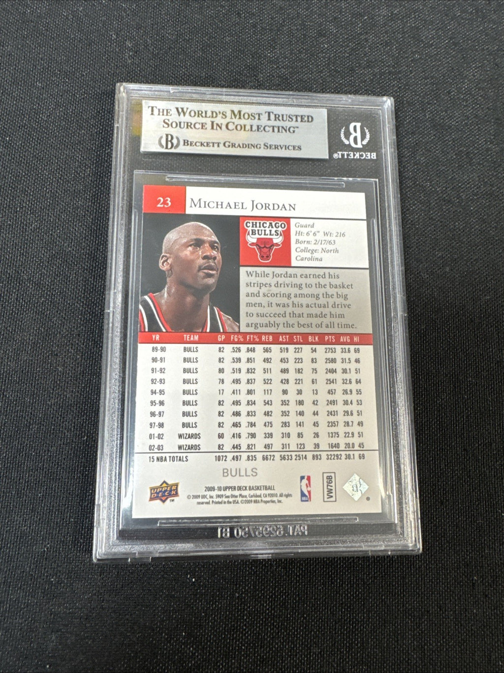2009-10 Upper Deck - Michael Jordan #23 BGS 9