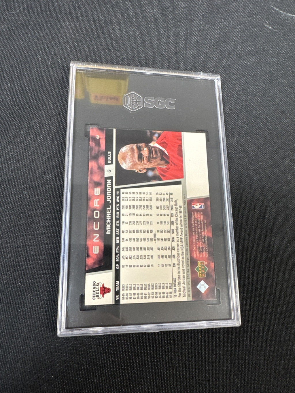 1998-99 Upper Deck Encore - Michael Jordan #92 SGC 6